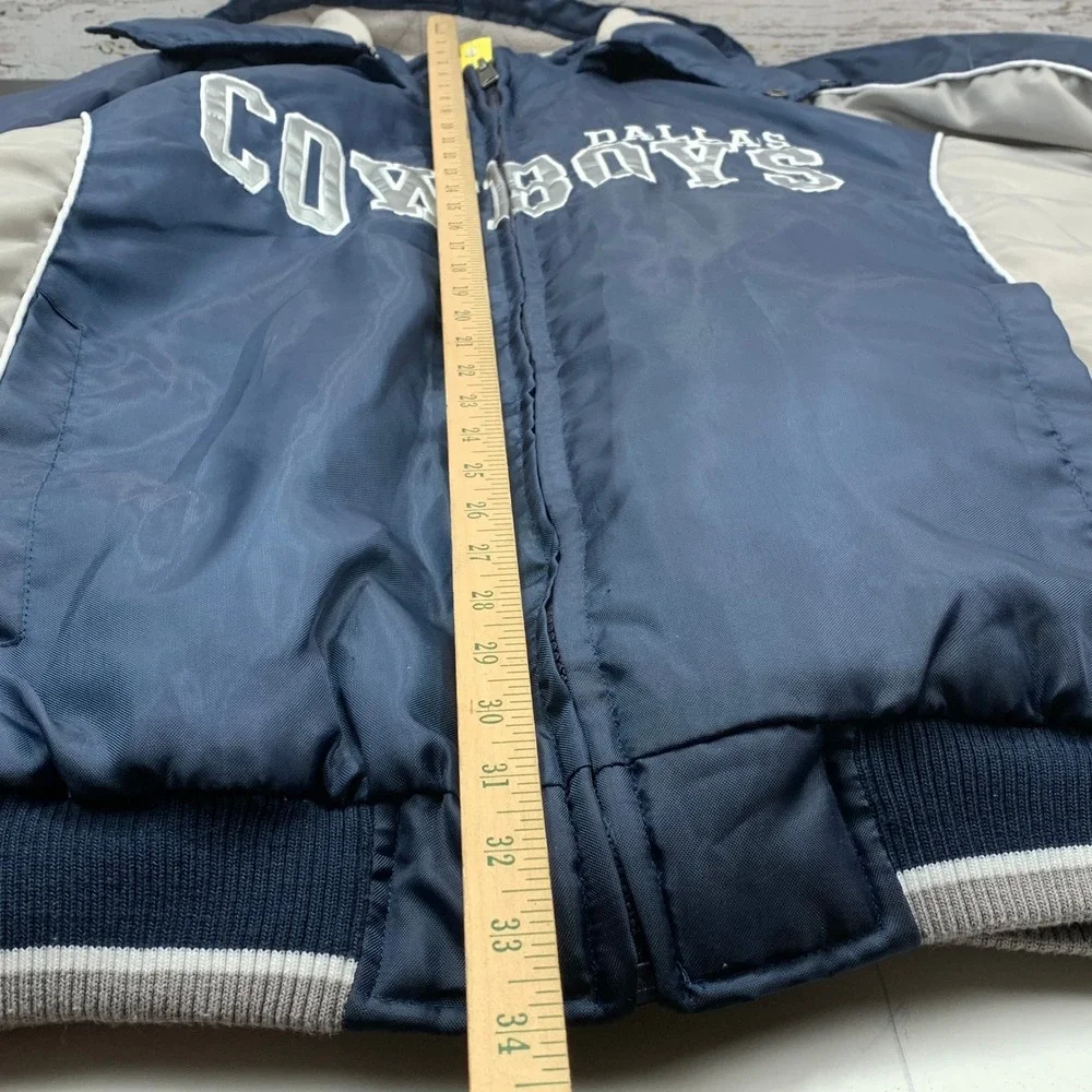 NFL Dallas Cowboys Jacket Full Zip Hooded Puffer Coat Mens [Size‎ XXL]